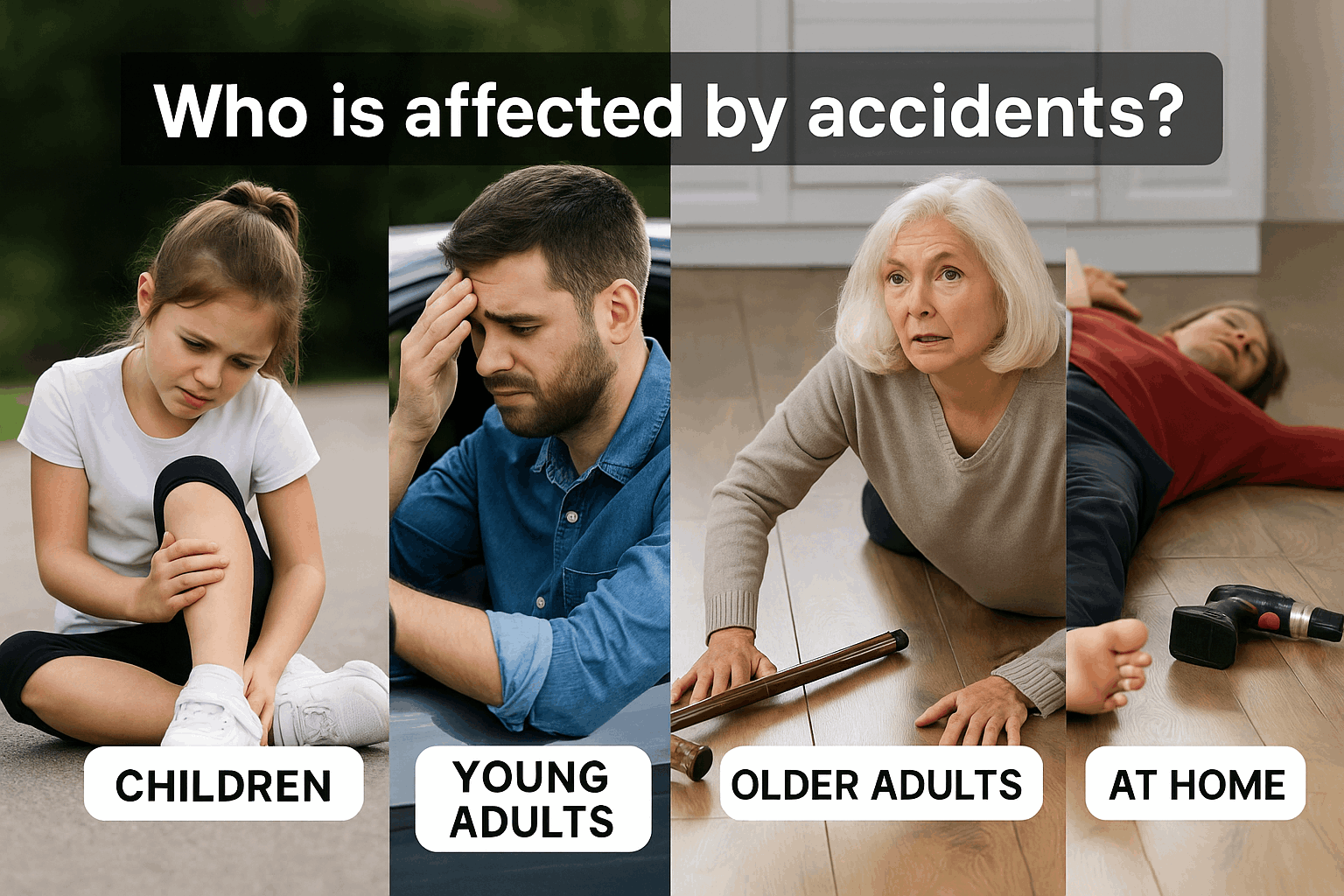 Who is affected by Accidents?